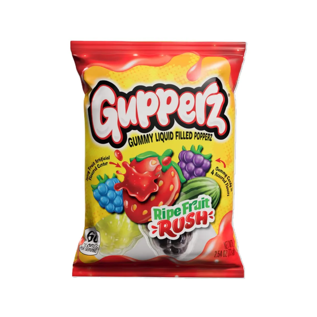 Gupperz Ripe Fruit Rush Candy Grandpa Joe's Candy Candy, Chocolate & Gum