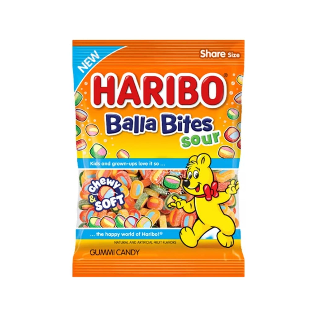 Haribo Balla Bites Sour Candy Grandpa Joe's Candy Candy, Chocolate & Gum