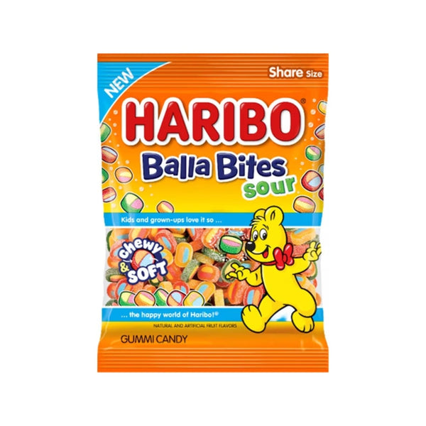 Haribo Balla Bites Sour Candy Grandpa Joe's Candy Candy, Chocolate & Gum