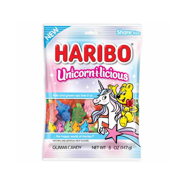 Haribo Unicornilicious Gummy Candy Grandpa Joe's Candy Candy, Chocolate & Gum