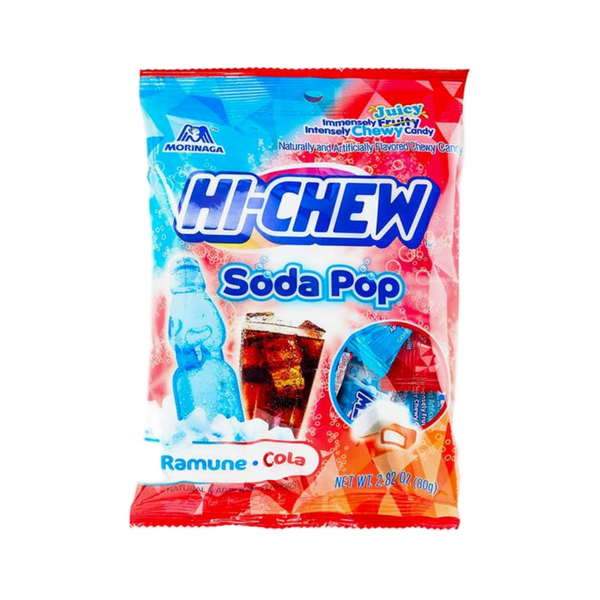 Hi-Chew Soda Pop Mix Bag Cola and Ramune Flavored Candy Grandpa Joe's Candy Candy, Chocolate & Gum