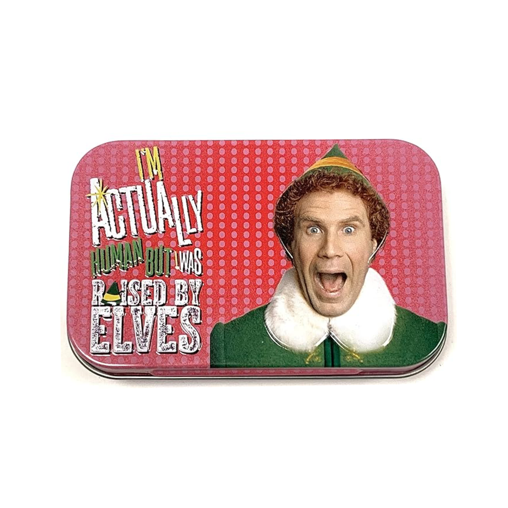 Elf Movie Candy Tin - Assorted Grandpa Joe's Candy Candy, Chocolate & Gum - Holiday