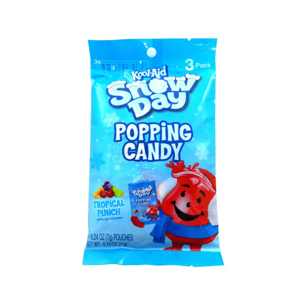 Kool Aid Snow Day Popping Candy - 4 Pack Grandpa Joe's Candy Candy, Chocolate & Gum - Holiday