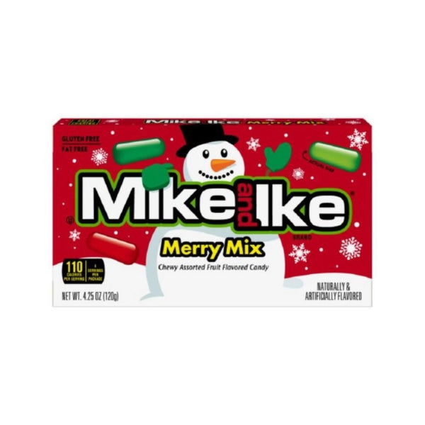 Mike And Ike Merry Mix Theater Box Candy Grandpa Joe's Candy Candy, Chocolate & Gum - Holiday