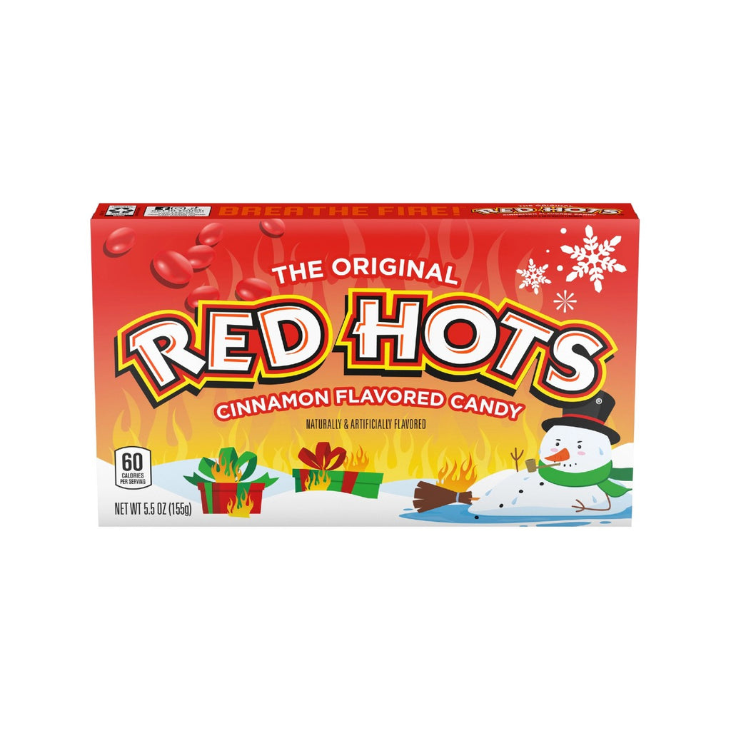 Red Hots Theater Box Candy Grandpa Joe's Candy Candy, Chocolate & Gum - Holiday
