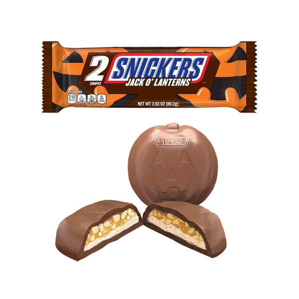 Snickers Jack O&rsquo;Lantern 2 To Go Candy Grandpa Joe's Candy Candy, Chocolate & Gum - Holiday