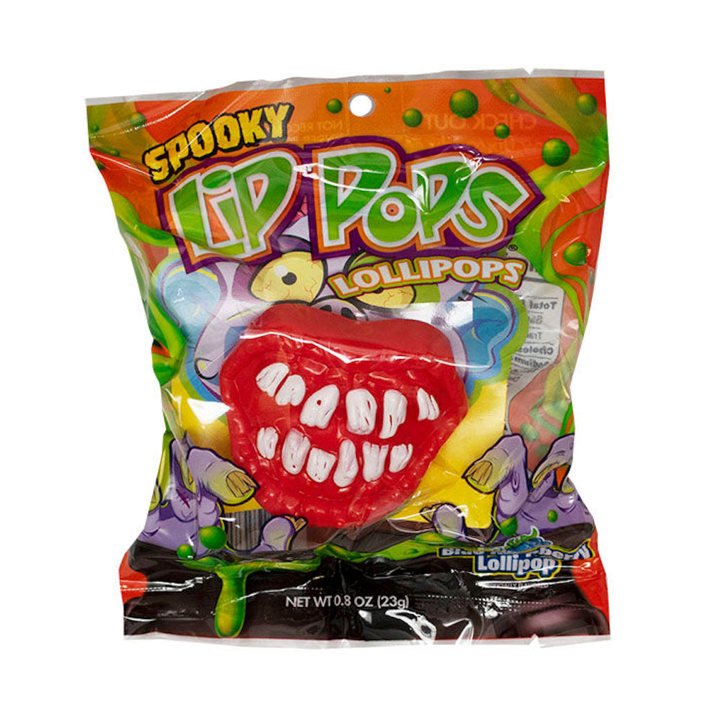 Spooky Lip Pops - Assorted Grandpa Joe's Candy Candy, Chocolate & Gum - Holiday