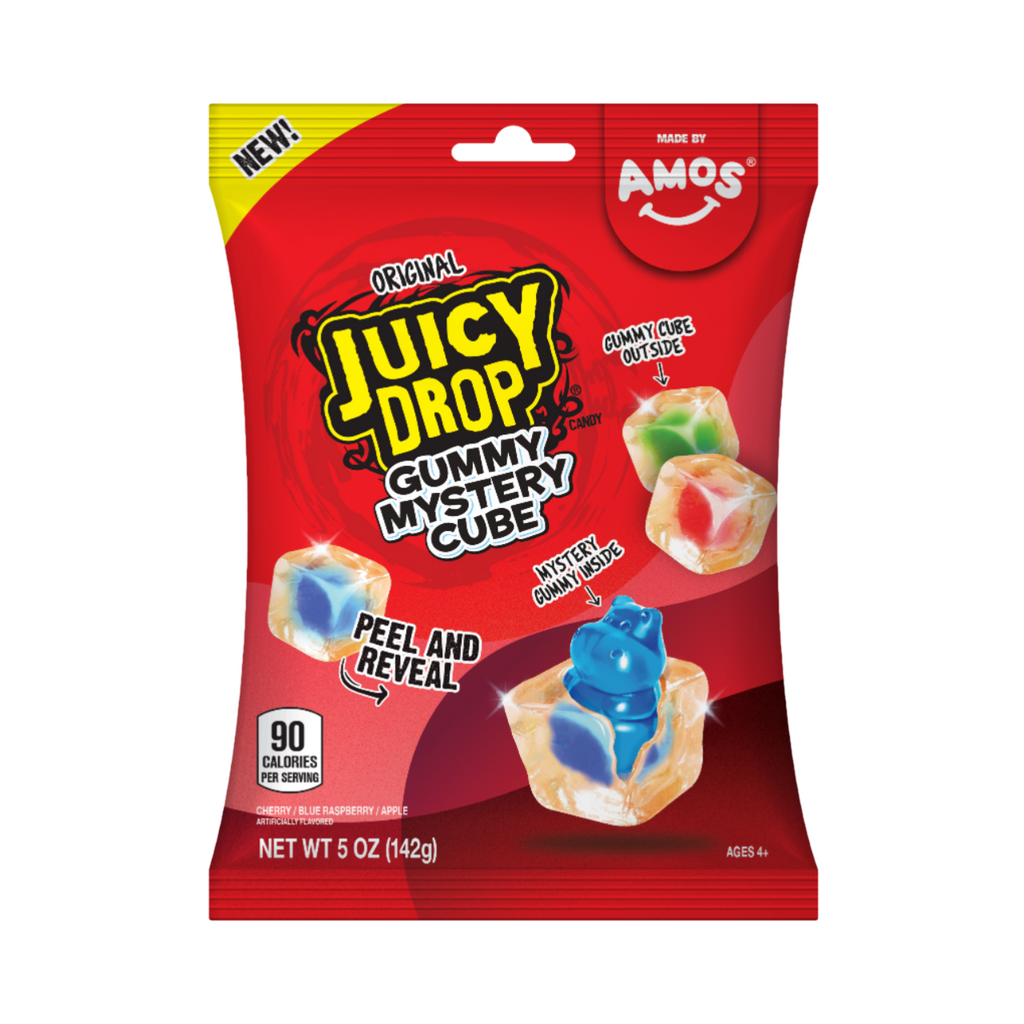Juicy Drop Mystery Cube Candy - Original Grandpa Joe's Candy Candy, Chocolate & Gum