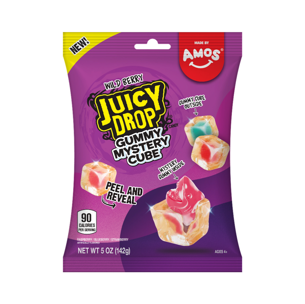 Juicy Drop Mystery Cube Candy - Wild Berry Grandpa Joe's Candy Candy, Chocolate & Gum
