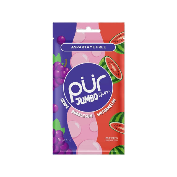 Jumbo Grape Bubblegum Watermelon Pur Gum Grandpa Joe's Candy Candy, Chocolate & Gum
