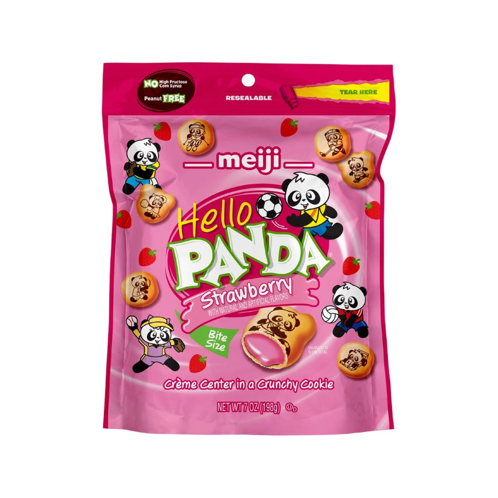Meiji Hello Panda Strawberry Candy Grandpa Joe's Candy Candy, Chocolate & Gum