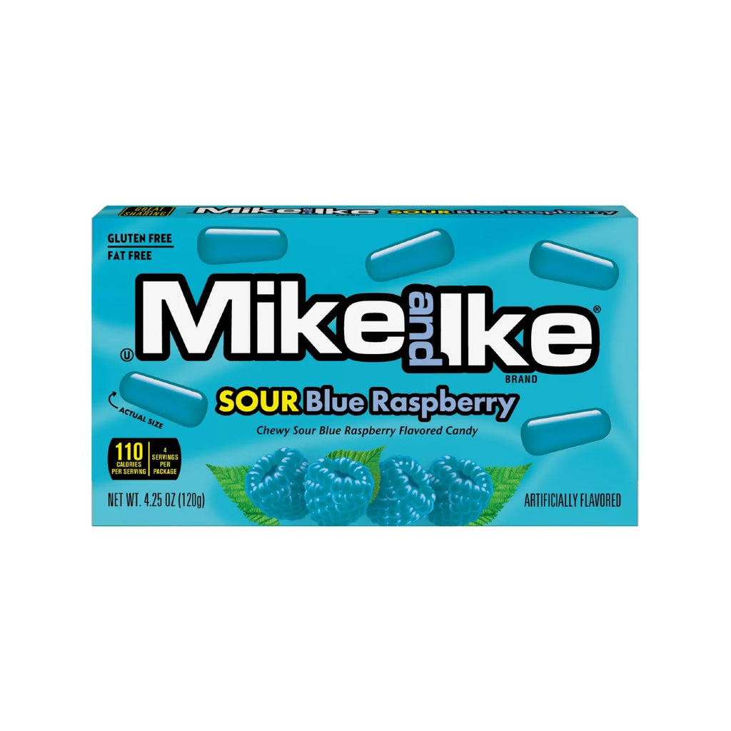 Mike And Ike Blue Raspberry Candle - Theater Box Grandpa Joe's Candy Candy, Chocolate & Gum