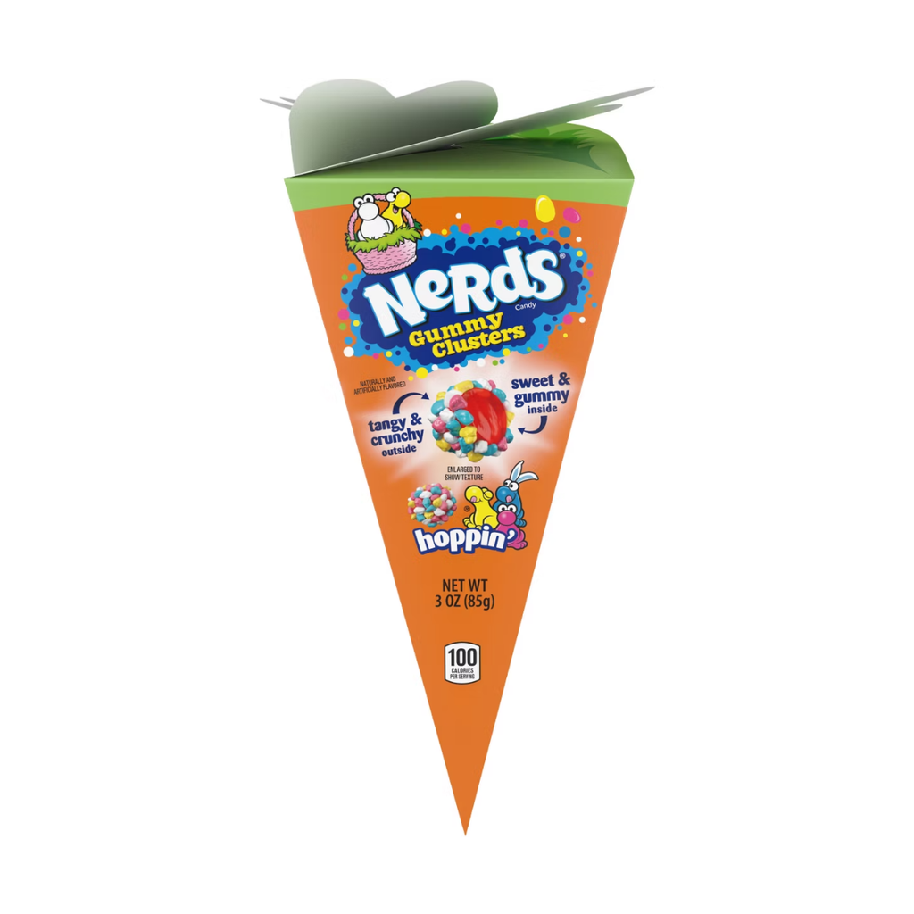Nerds Easter Gummy Cluster Carrot Grandpa Joe's Candy Candy, Chocolate & Gum