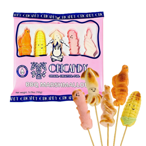 Oricandy BBQ Marshmallow Skewers Candy - LIMITED IMPORT Grandpa Joe's Candy Candy, Chocolate & Gum