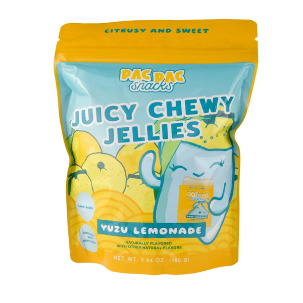 Pac Pac Juicy Chewy Jellies Yuzu Lemonade Grandpa Joe's Candy Candy, Chocolate & Gum