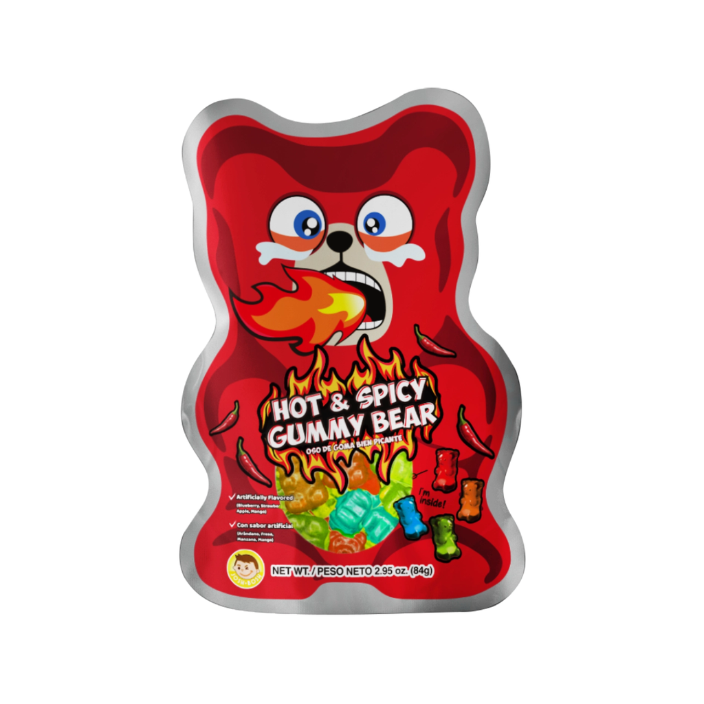 Pocas Hot And Spicy Gummy Bear Grandpa Joe's Candy Candy, Chocolate & Gum