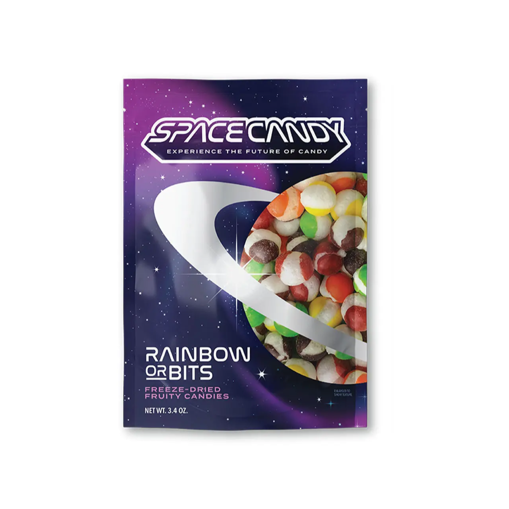 RAINBOW ORBITS Space Candy Freeze Dried Candy Grandpa Joe's Candy Candy, Chocolate & Gum