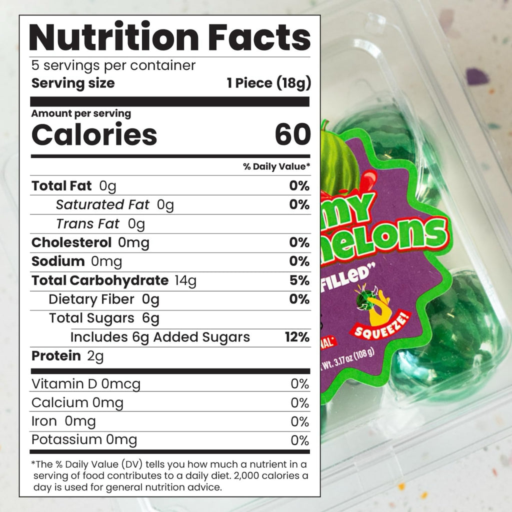 Raindrops Liquid Filled Gummy Candy Grandpa Joe's Candy Candy, Chocolate & Gum