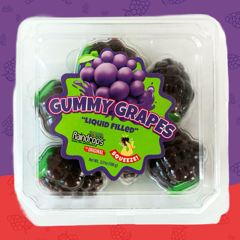 Raindrops Liquid Filled Gummy Candy Grandpa Joe's Candy Candy, Chocolate & Gum