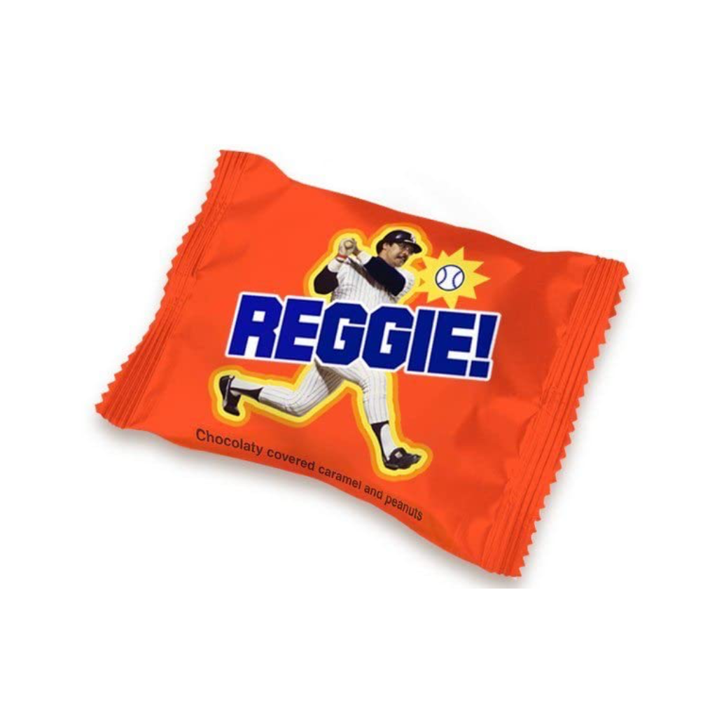 Reggie! Bar - Reggie Jackson Candy Bar Grandpa Joe's Candy Candy, Chocolate & Gum