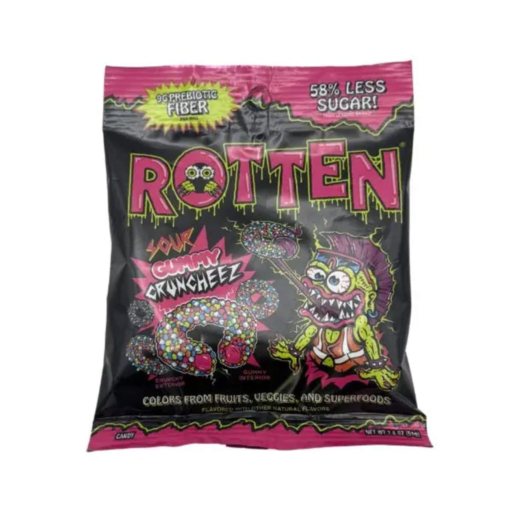 Rotten Sour Gummy Cruncheez Candy Grandpa Joe's Candy Candy, Chocolate & Gum