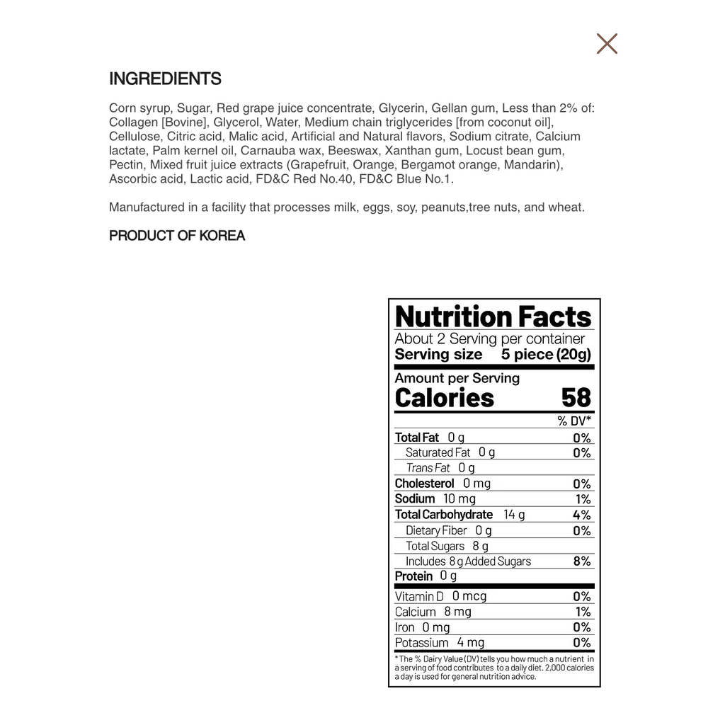 Sanrio Gelly Jelly Candy - Grape (Limited Import) Grandpa Joe's Candy Candy, Chocolate & Gum