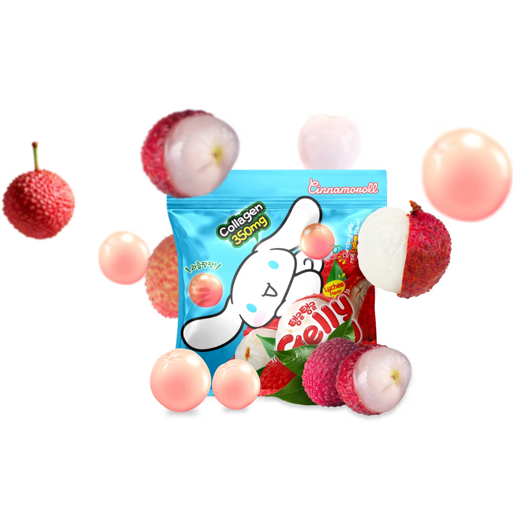 Sanrio Gelly Jelly Candy - Lychee (Limited Import) Grandpa Joe's Candy Candy, Chocolate & Gum