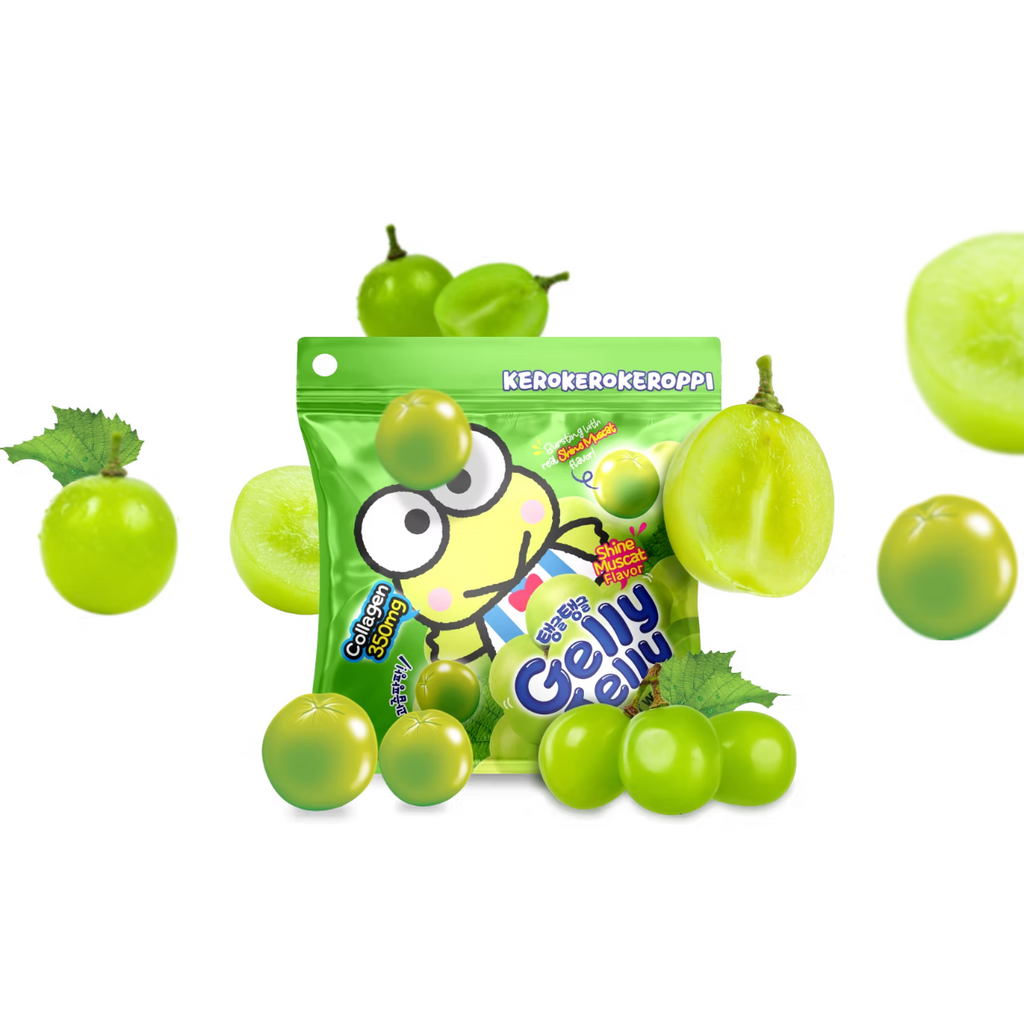 Sanrio Gelly Jelly Candy - Shine Muscat (Limited Import) Grandpa Joe's Candy Candy, Chocolate & Gum