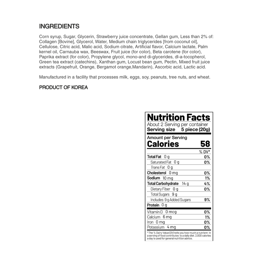 Sanrio Hello Kitty Gelly Jelly Candy - Strawberry Grandpa Joe's Candy Candy, Chocolate & Gum