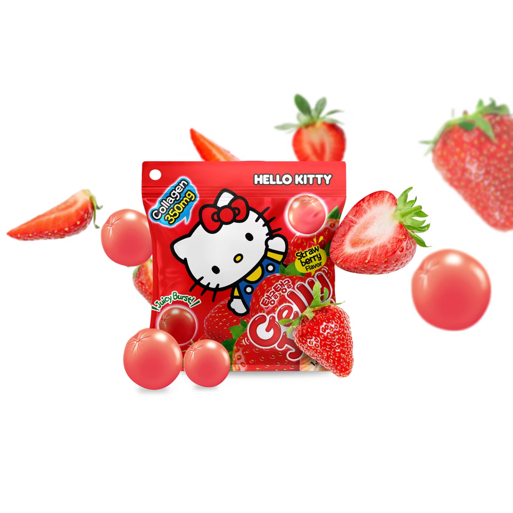 Sanrio Hello Kitty Gelly Jelly Candy - Strawberry Grandpa Joe's Candy Candy, Chocolate & Gum