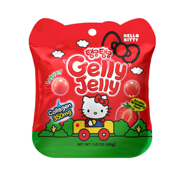 Sanrio Hello Kitty Gelly Jelly Candy - Strawberry Grandpa Joe's Candy Candy, Chocolate & Gum