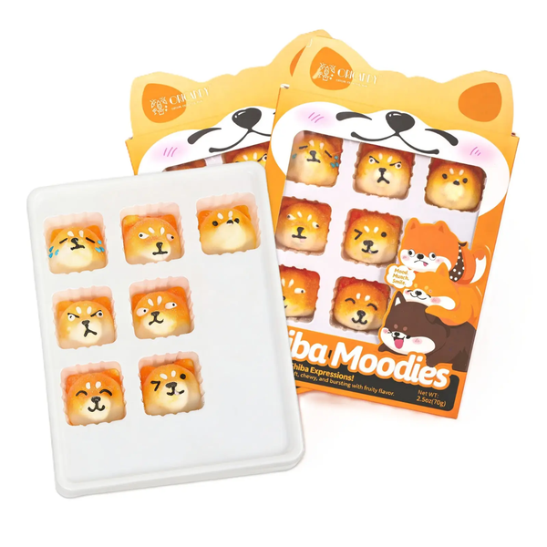 Shiba Moodies Fruity & Fluffy Marshmallows Candy - LIMITED IMPORT Grandpa Joe's Candy Candy, Chocolate & Gum