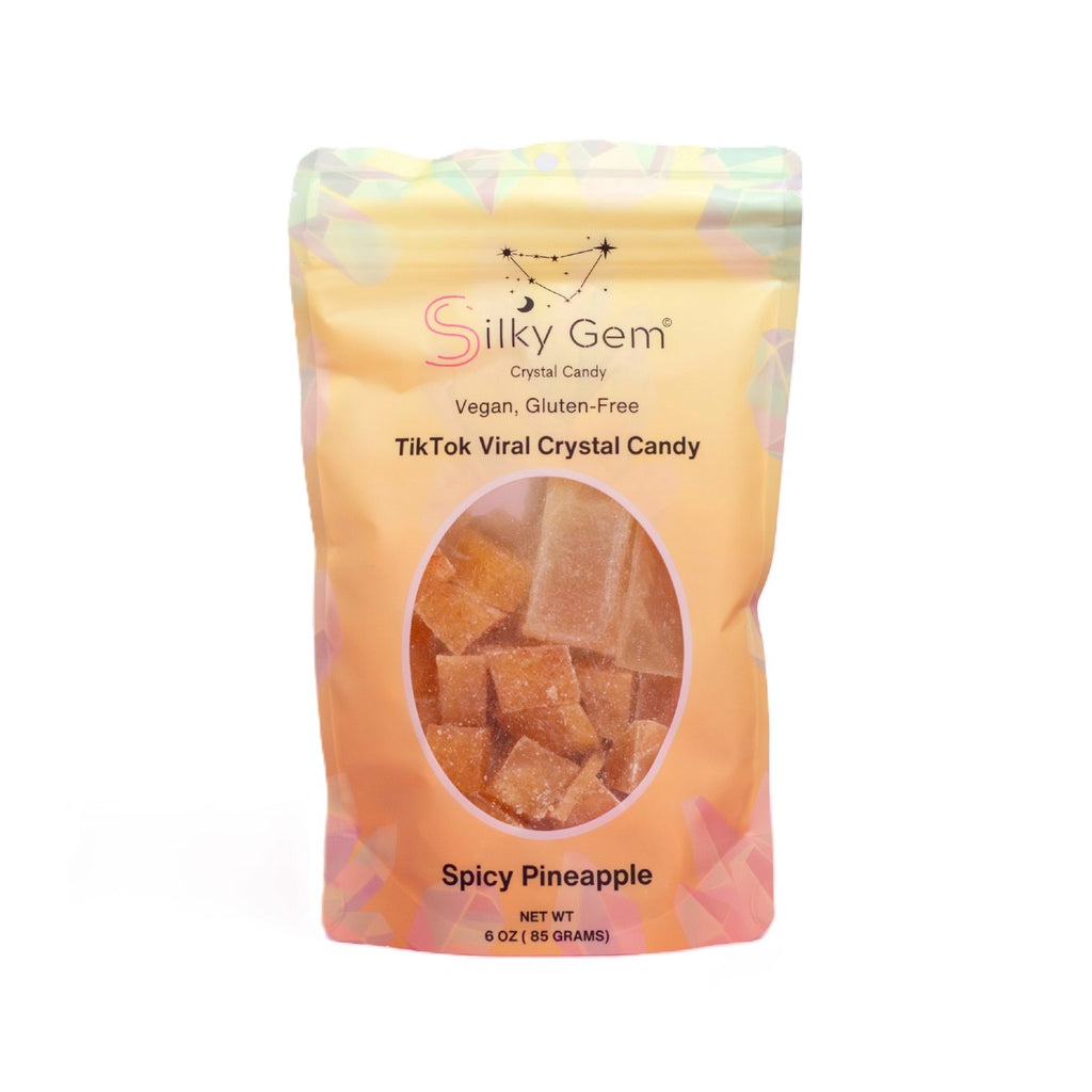 Silky Gem Crystal Candy Spicy Pineapple Bites Candy Grandpa Joe's Candy Candy, Chocolate & Gum