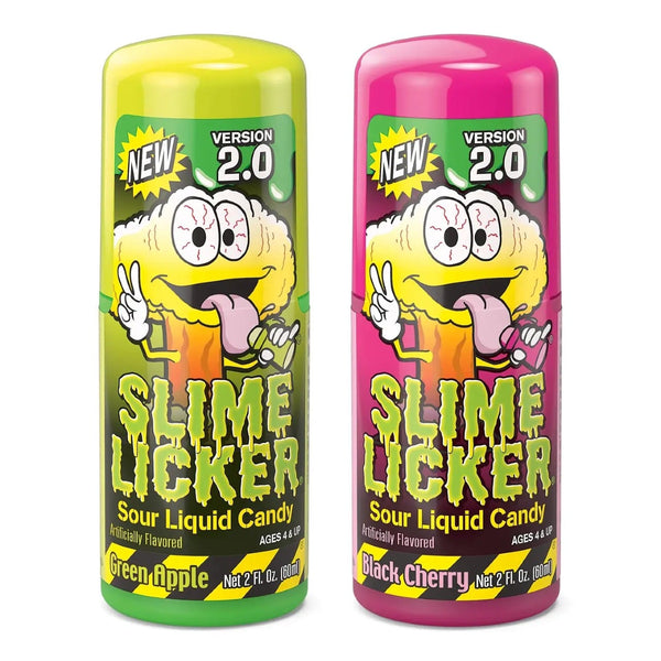 Slime Licker 2.0 Green Apple/Black Cherry Flavored Candy Grandpa Joe's Candy Candy, Chocolate & Gum