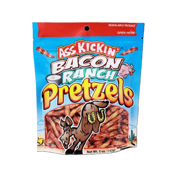 Ass Kickin' Pretzels Korean Bacon Ranch Snack Grandpa Joe's Candy Candy, Chocolate & Gum - Snack Foods