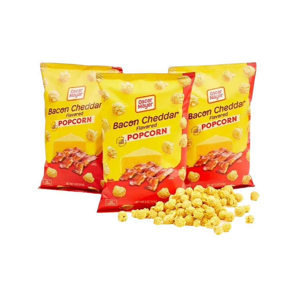 Oscar Mayer Bacon Cheddar Popcorn Grandpa Joe's Candy Candy, Chocolate & Gum - Snack Foods