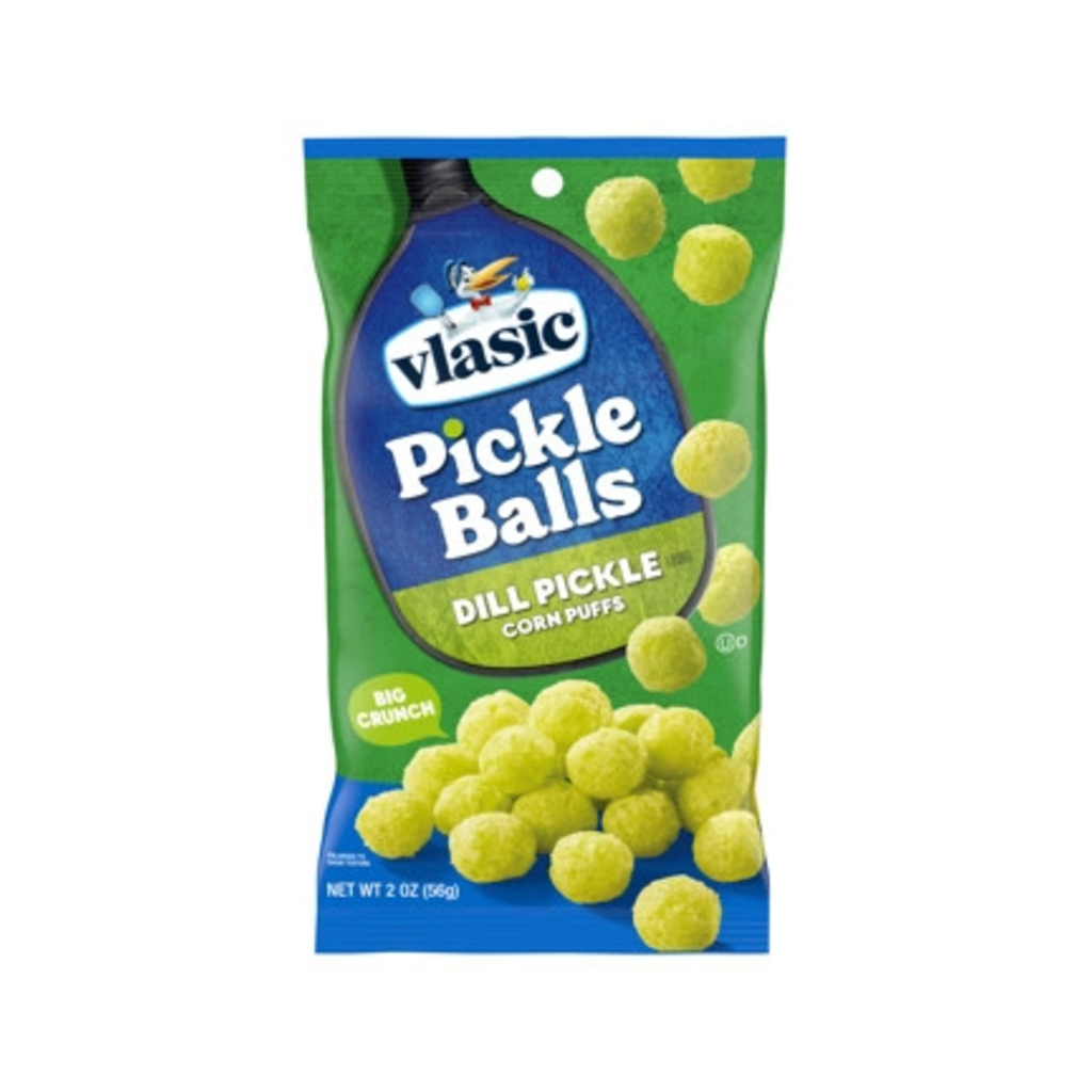 Vlasic Pickle Balls Dill Pickle Corn Puffs Grandpa Joe's Candy Candy, Chocolate & Gum - Snack Foods