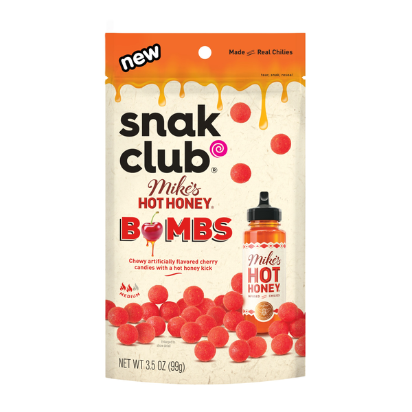 Snak Club Mike’s Hot Honey Cherry Bombs Candy Grandpa Joe's Candy Candy, Chocolate & Gum