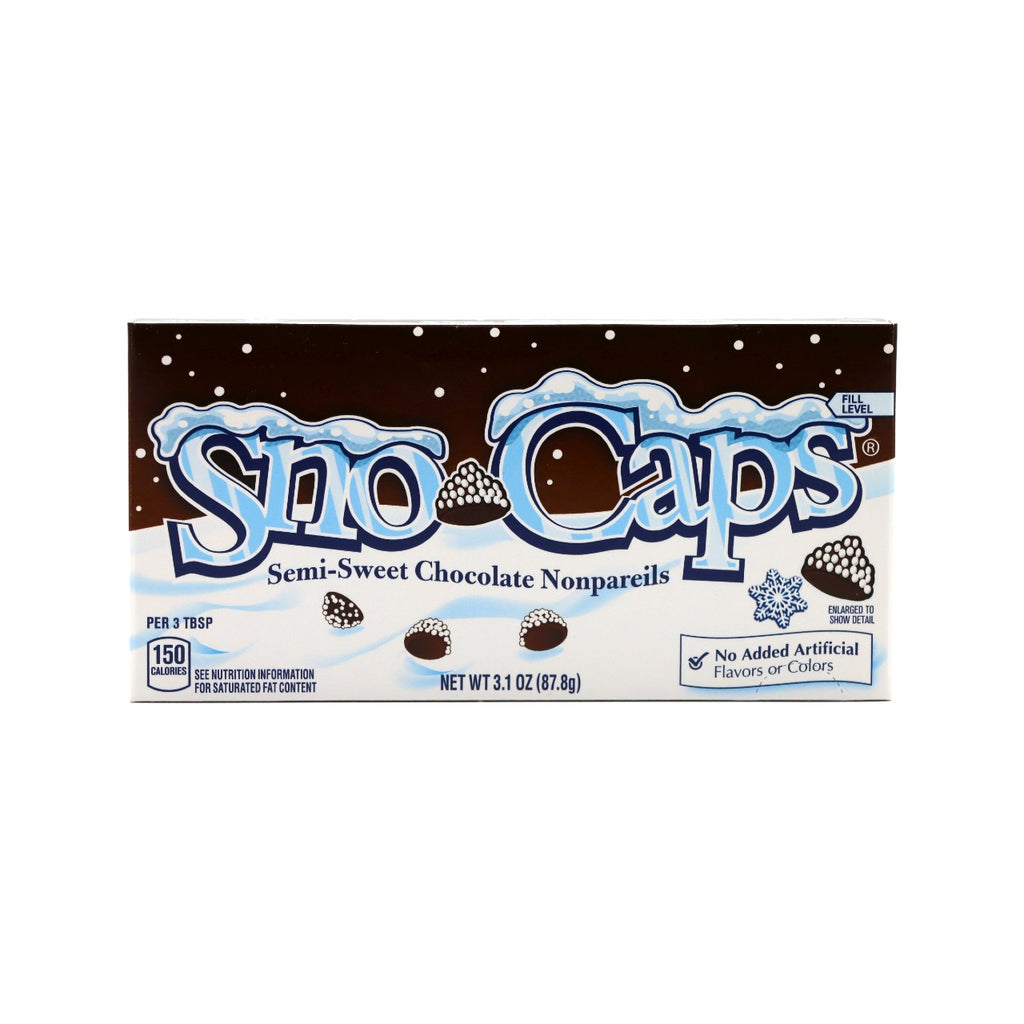 Sno-Caps Semi-Sweet Choc Nonpareils Candy Theater Box Grandpa Joe's Candy Candy, Chocolate & Gum