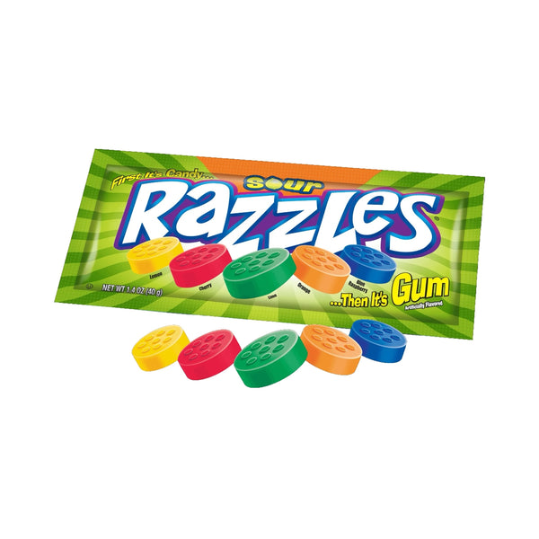 Sour Razzles Grandpa Joe's Candy Candy, Chocolate & Gum