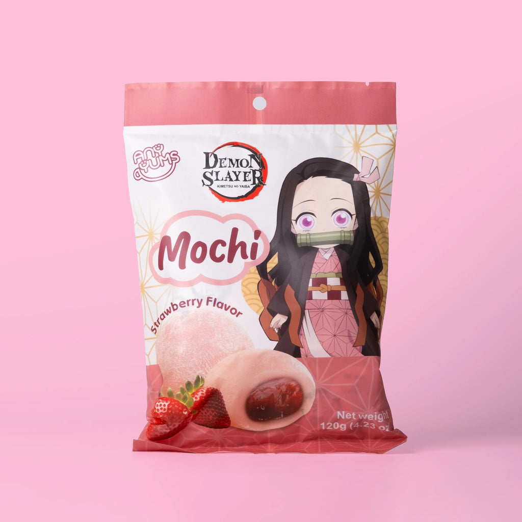 Strawberry Demon Slayer Mochi Treats Grandpa Joe's Candy Candy, Chocolate & Gum
