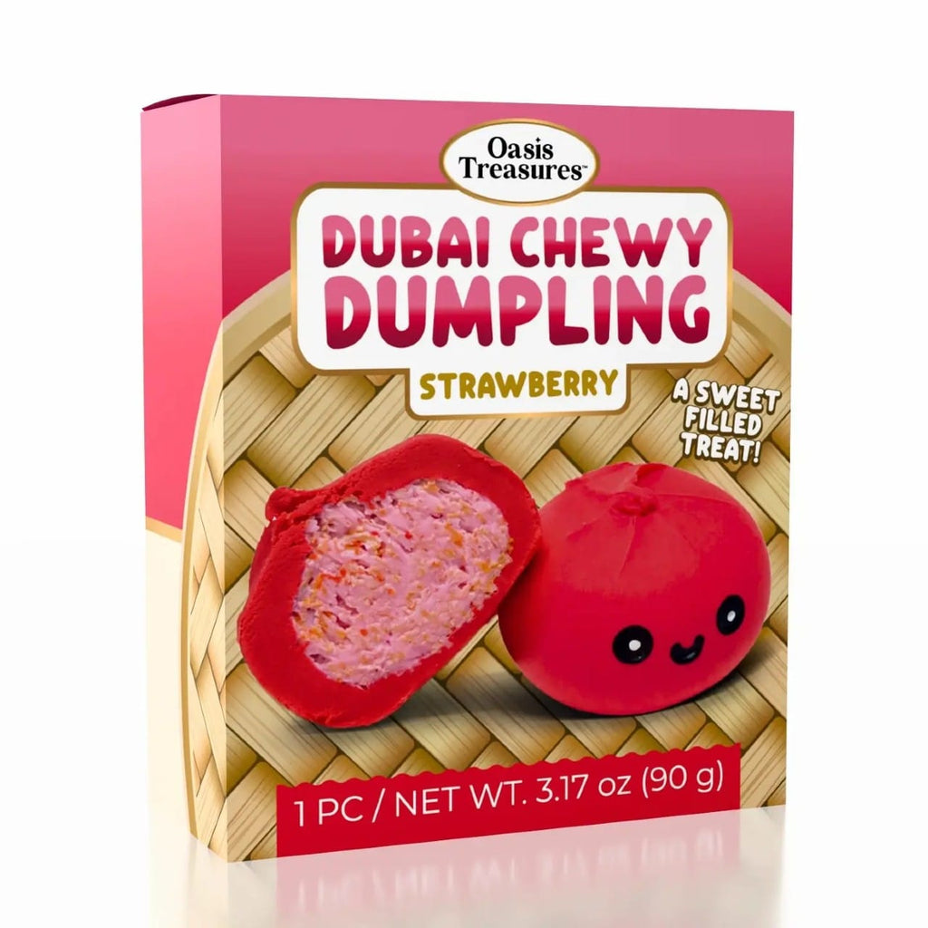 Strawberry Dubai Chewy Dumpling Candy Grandpa Joe's Candy Candy, Chocolate & Gum