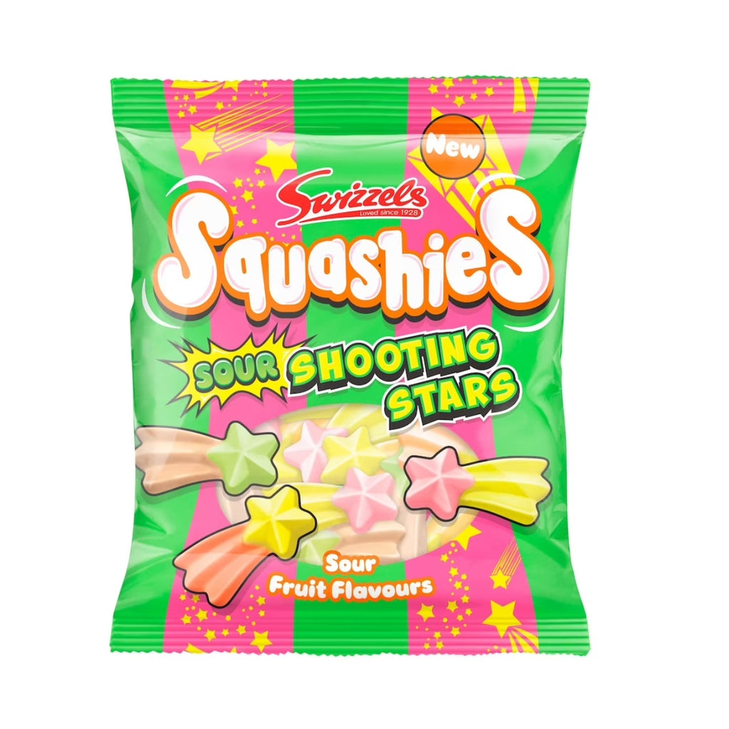 Swizzels Squashies Gummi Candy - Sour Shooting Stars Grandpa Joe's Candy Candy, Chocolate & Gum