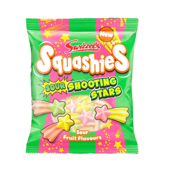 Swizzels Squashies Gummi Candy - Sour Shooting Stars Grandpa Joe's Candy Candy, Chocolate & Gum