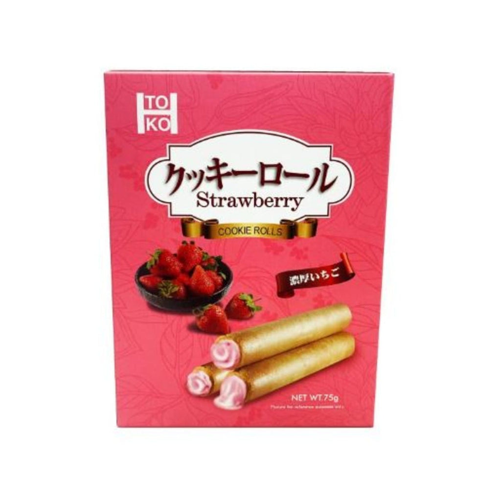 Toko Strawberry Cookie Rolls Candy Grandpa Joe's Candy Candy, Chocolate & Gum