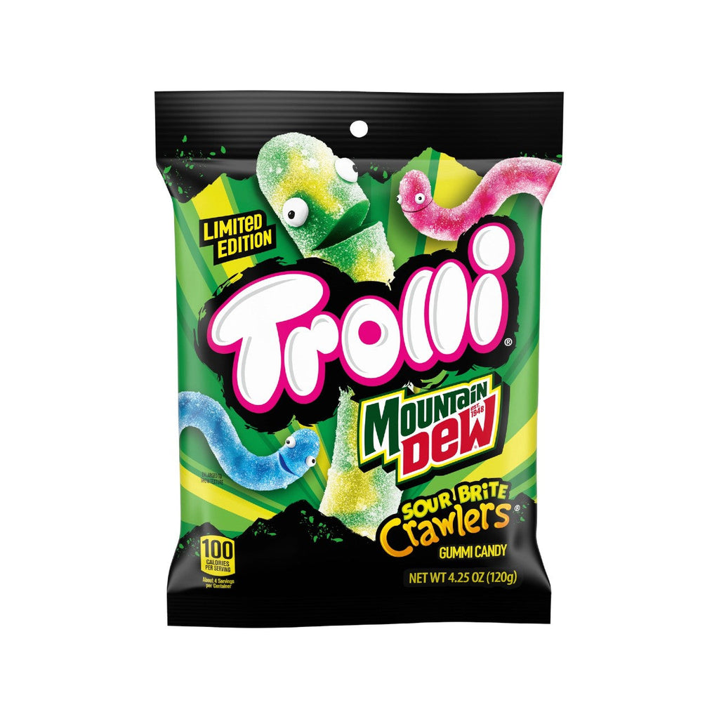 Trolli Sour Mountain Dew Crawlers Candy Grandpa Joe's Candy Candy, Chocolate & Gum