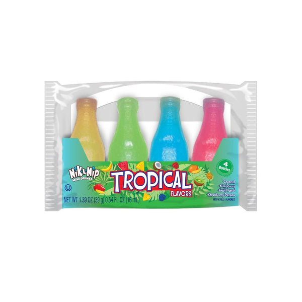 Tropical Nik-L-Nips Wax Bottles Candy Grandpa Joe's Candy Candy, Chocolate & Gum