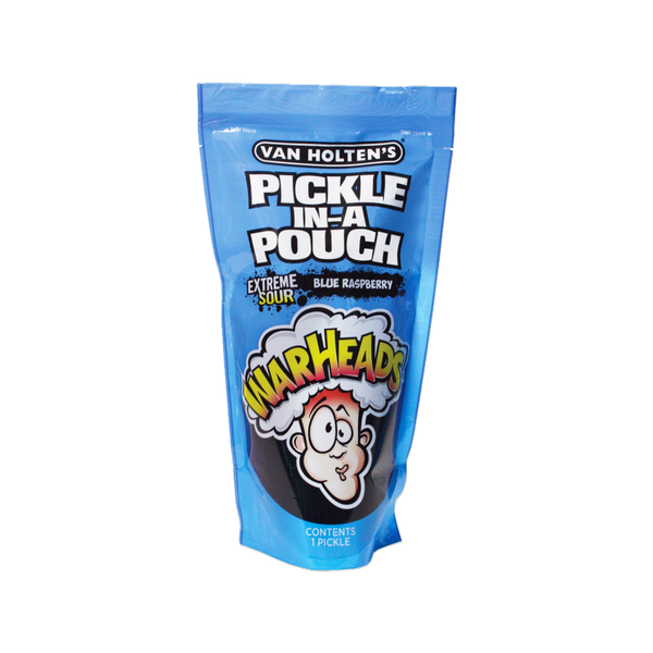 Van Holten's Warheads Blue Raspberry Pickle Grandpa Joe's Candy Candy, Chocolate & Gum