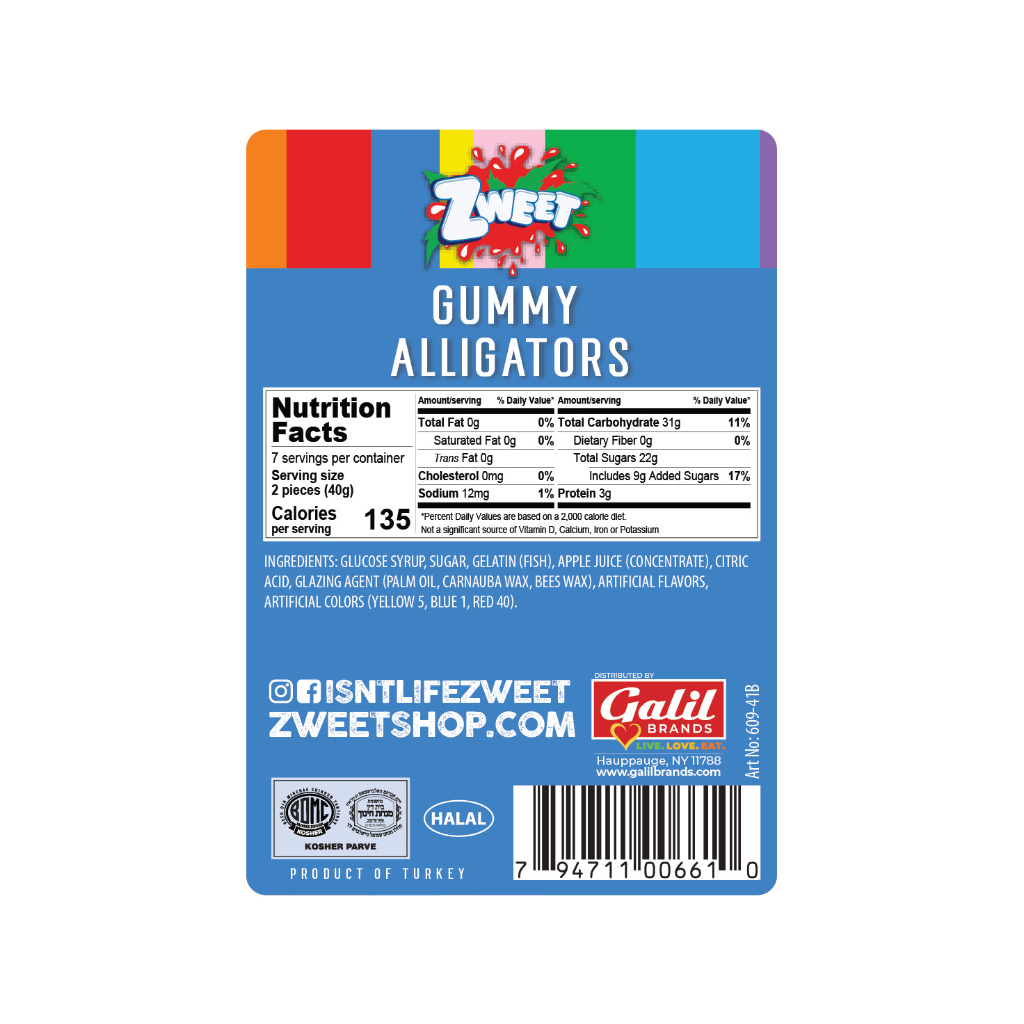 Zweet Gummy Alligators Candy – Urban General Store