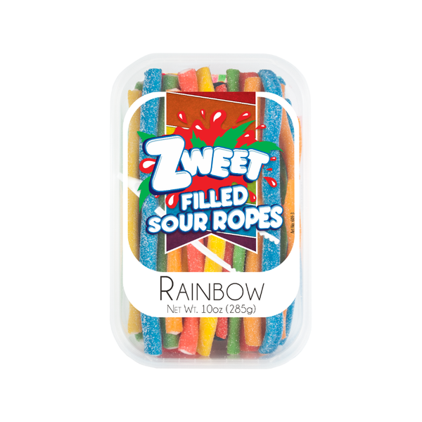 Zweet Sour Rainbow Ropes Candy Grandpa Joe's Candy Candy, Chocolate & Gum